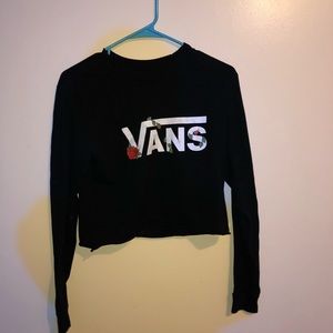 Long sleeve crop top